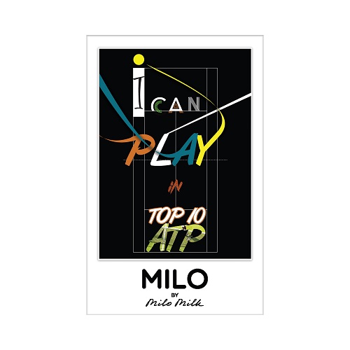 Магнит Milo "I CAN PLAY IN TOP 10 ATP"