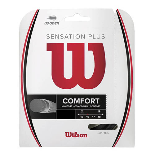 Теннисная струна Wilson Sensation Plus Black 1,34 12 метров