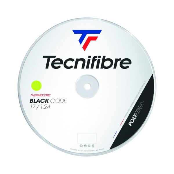 Теннисная струна Tecnifibre Black Code Lime 1,24 12 метров