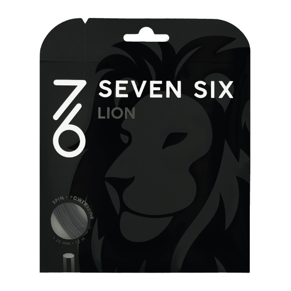 Теннисная струна 7/6 Lion - Black 1,25 200 метров