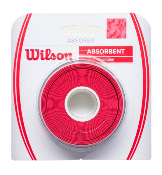 Овергрип Wilson Absorbx Overgrip - 3pk - Red