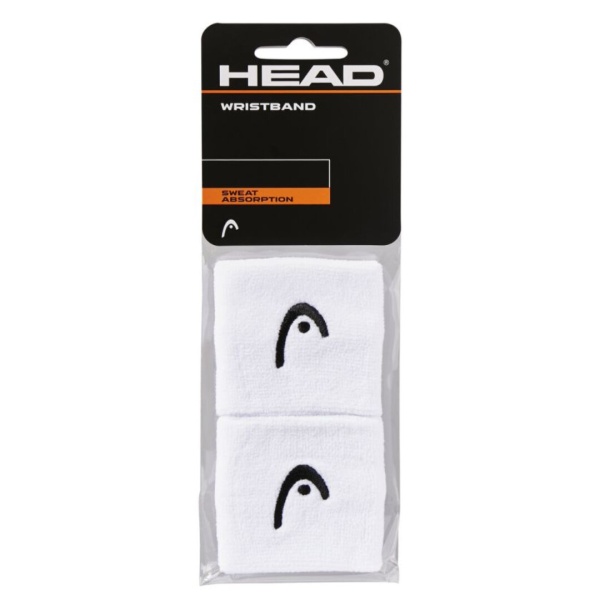 Пара напульсников Head 2,5 Synthetic Wristband - White
