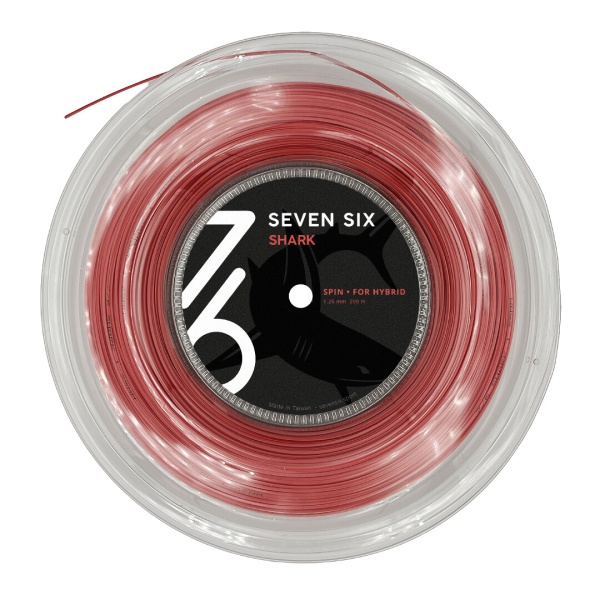 Теннисная струна 7/6 Shark - Red 1,25 200 метров