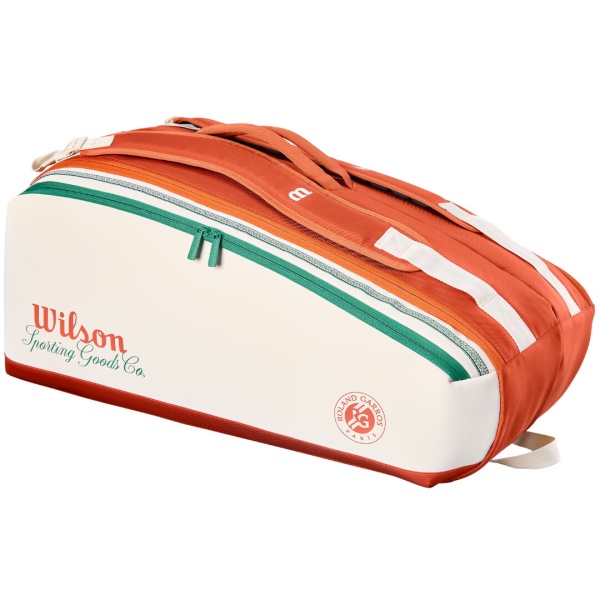 Сумка Wilson RG 2026 Super Tour 9PK - Cream/Clay/Green