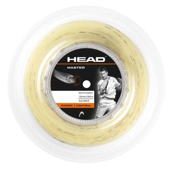 Теннисная струна Head Master Yellow 1,30 200 метров