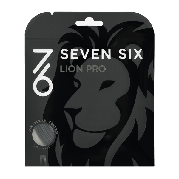 Теннисная струна 7/6 Lion Pro - Black 1,29 200 метров