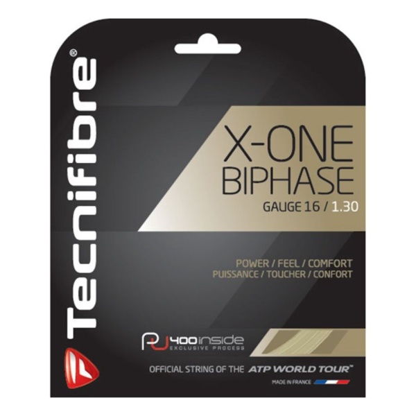 Теннисная струна Tecnifibre X-ONE Biphase Black 1,30 12 метров